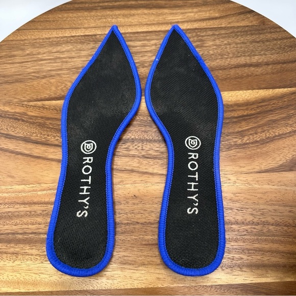 Rothy's The Point Slip On Pointed Flats Solid Black Washable Women's 9.5 - Picture 10 of 11